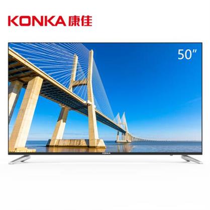 康佳（KONKA）S50U 50英寸 4K HDR超高清64位智能液晶電視 (黑色）