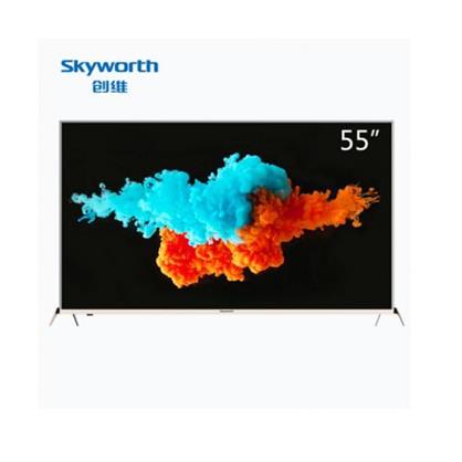 創(chuàng)維（Skyworth）55V9 55英寸25核4色4K超薄HDR金屬機(jī)身超高清智能電視