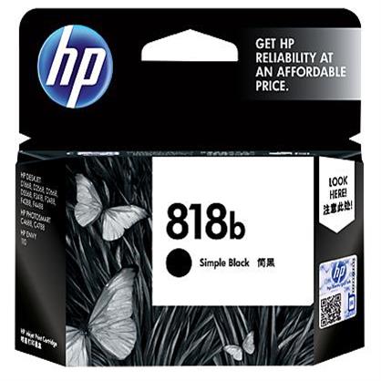 惠普HP 818b 號(hào)純黑色原裝墨盒（R） 標(biāo)準(zhǔn)容量（適用：HP Deskjet D2500 打印機(jī)）