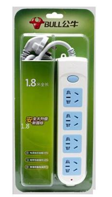 公牛（BULL） GN-601 四插 1.8米