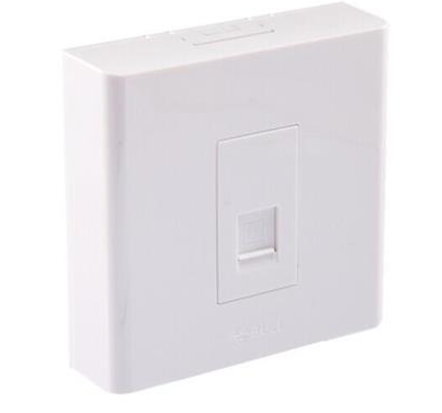 公牛 明裝開關插座 插座面板一位電腦網(wǎng)絡網(wǎng)線 G09T102